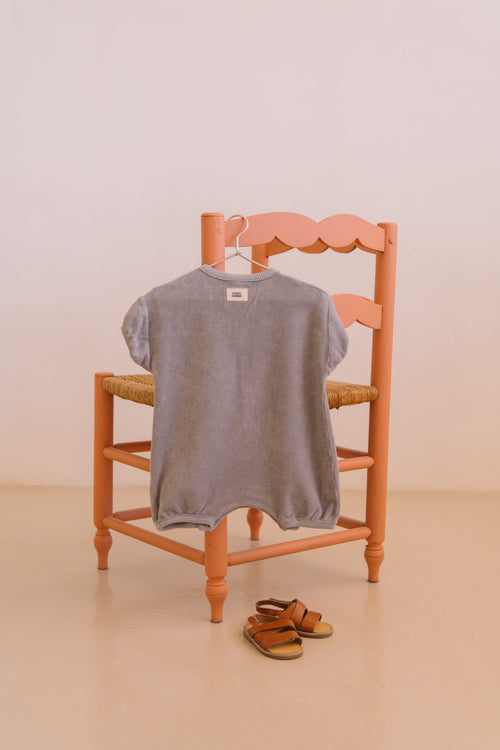 Combinaison Bebecito Terry Bleu Silver