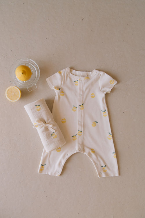 Combinaison Léo citron