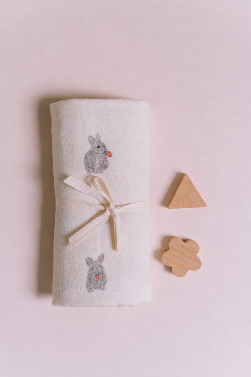 Lange Doudou le Grand Ecru Lapins