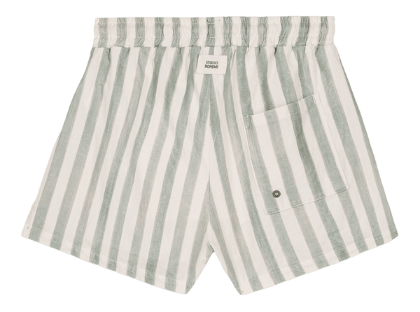 Chico swim shorts green stripes