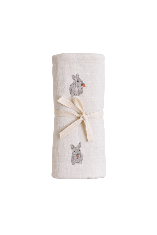 Swaddle XL Doudou Ecru Rabbits