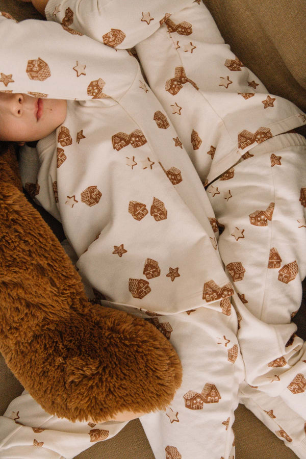 Pyjama Dodo Ecru Village de noël