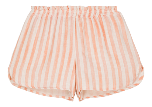 Shorts Woman Georgette Pink stripes