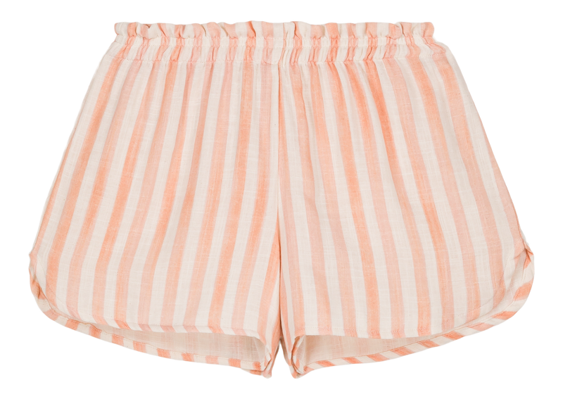 Shorts Woman Georgette Pink stripes