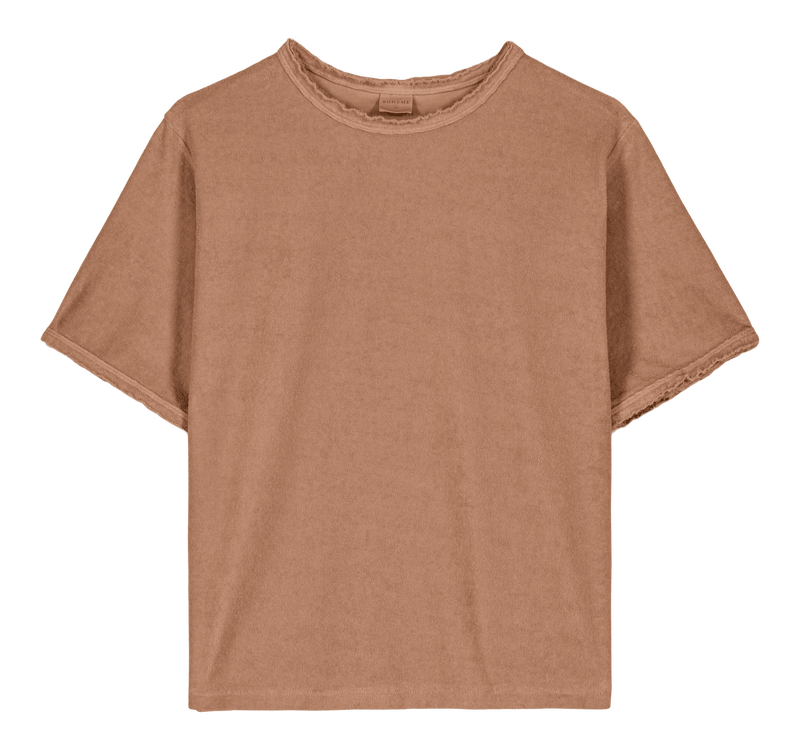 T-shirt Woman Essential Terry Praline