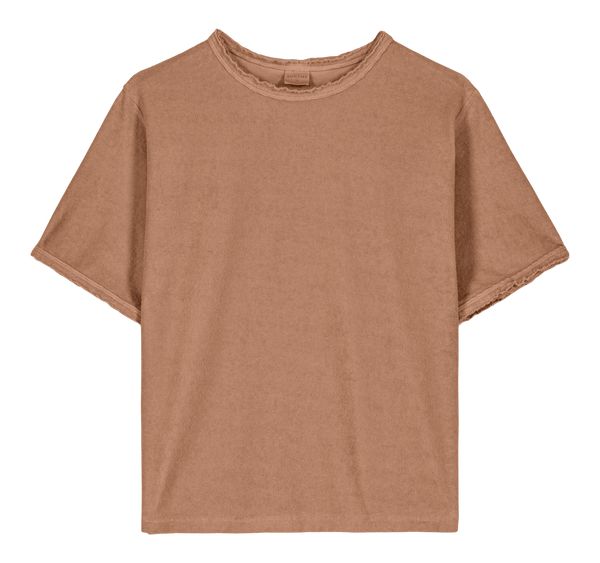 T-shirt Essential Terry Femme Praline