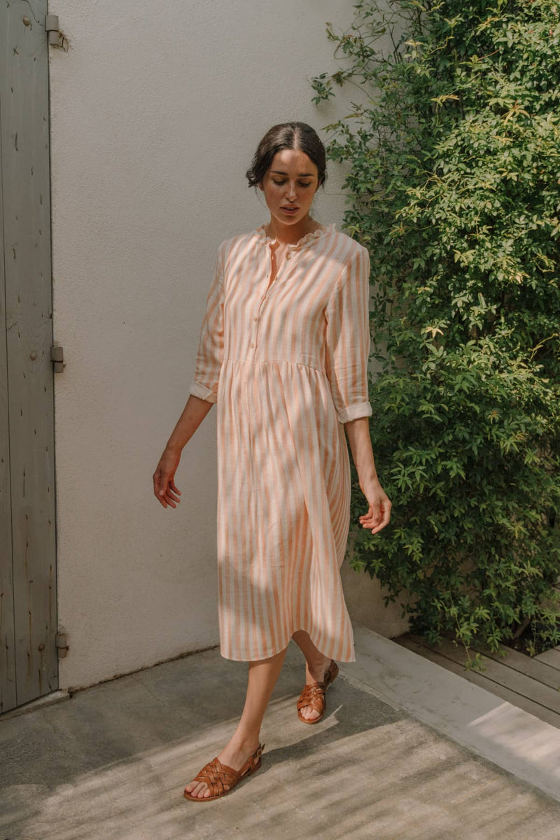 Dress Vermont Woman Pink stripes