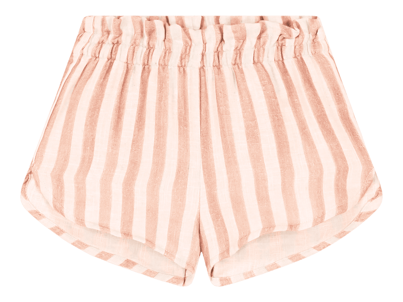 Shorts Georgette Pink stripes