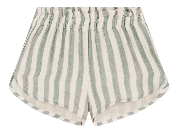 Shorts Georgette Green stripes