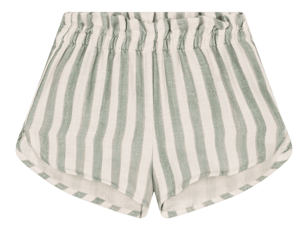 Shorts Georgette Green stripes