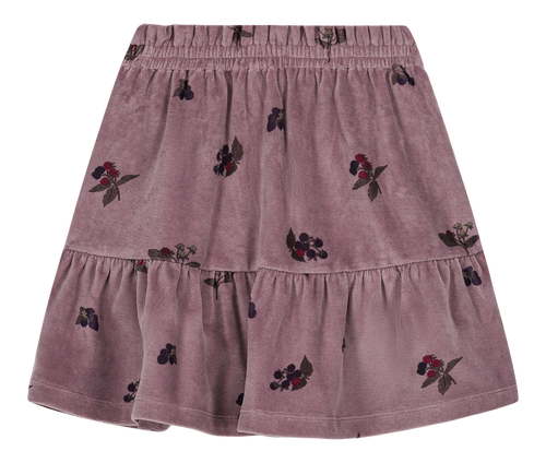 Skirt Samba Velvet mauve blackberries
