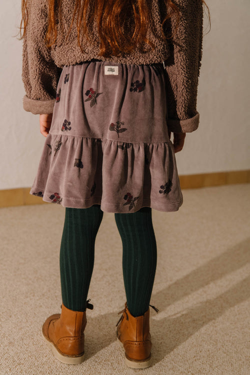 Skirt Samba Velvet mauve blackberries