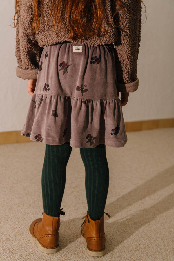 Jupe Samba Velvet Mauve mûres