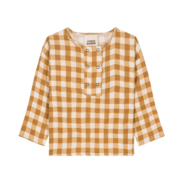 Kurta Roméo Vichy Caramel