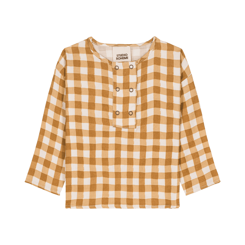 Kurta Roméo Gingham Caramel