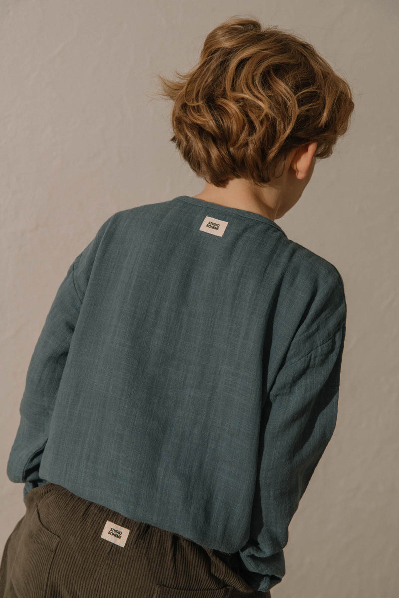 Kurta Roméo blue grey