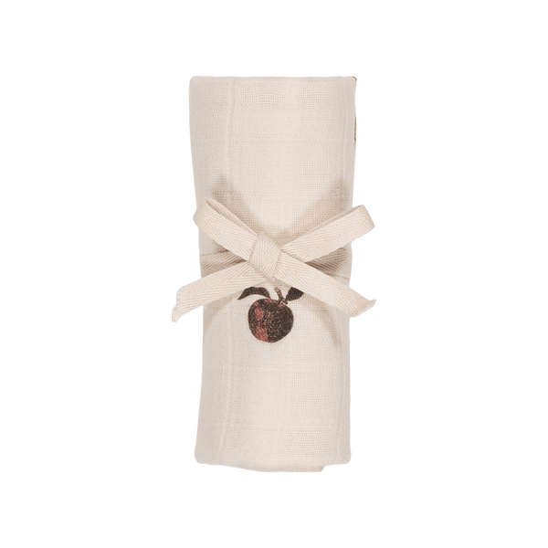 Swaddle Doudou Ecru Apples