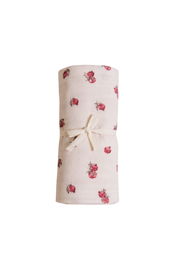 Swaddle XL Doudou Ecru Pomegranates