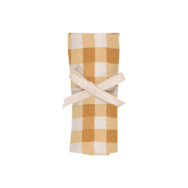 Swaddle Doudou Gingham Caramel