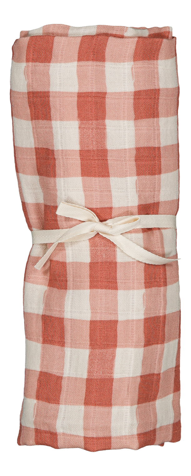 Lange Doudou le Grand Vichy rose