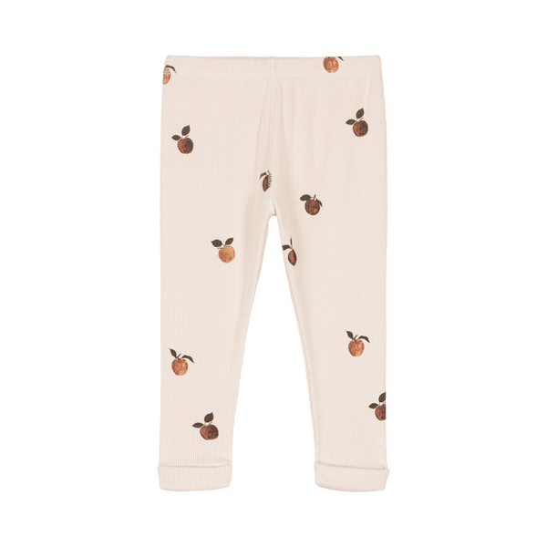 Leggings Rom Pom Ecru Apples