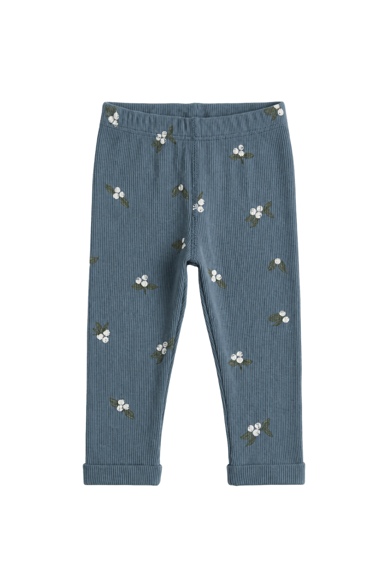 Leggings Rom Pom Bleu Cendre Gui