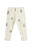 Leggings Rom Pom Ecru Rabbits
