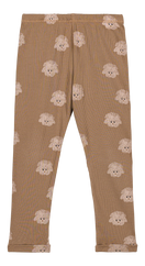 Leggings Rom Pom Mocha chien