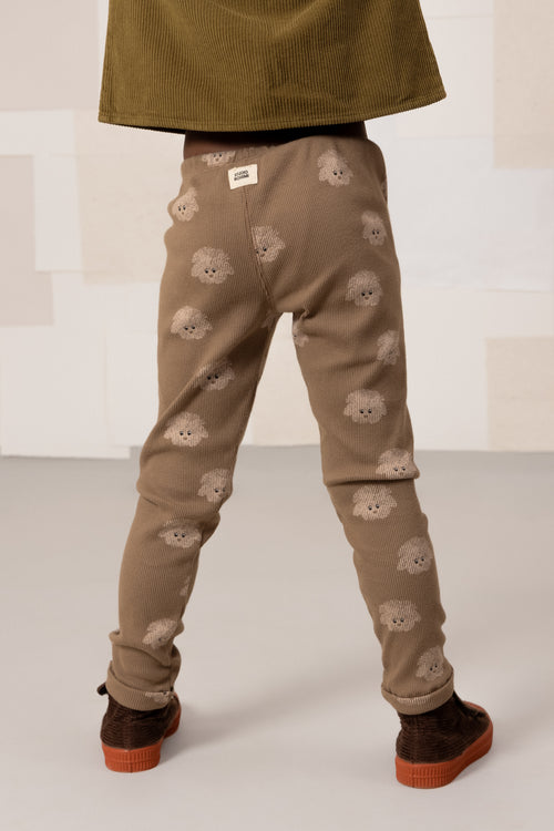 Leggings Rom Pom Mocha Dogs