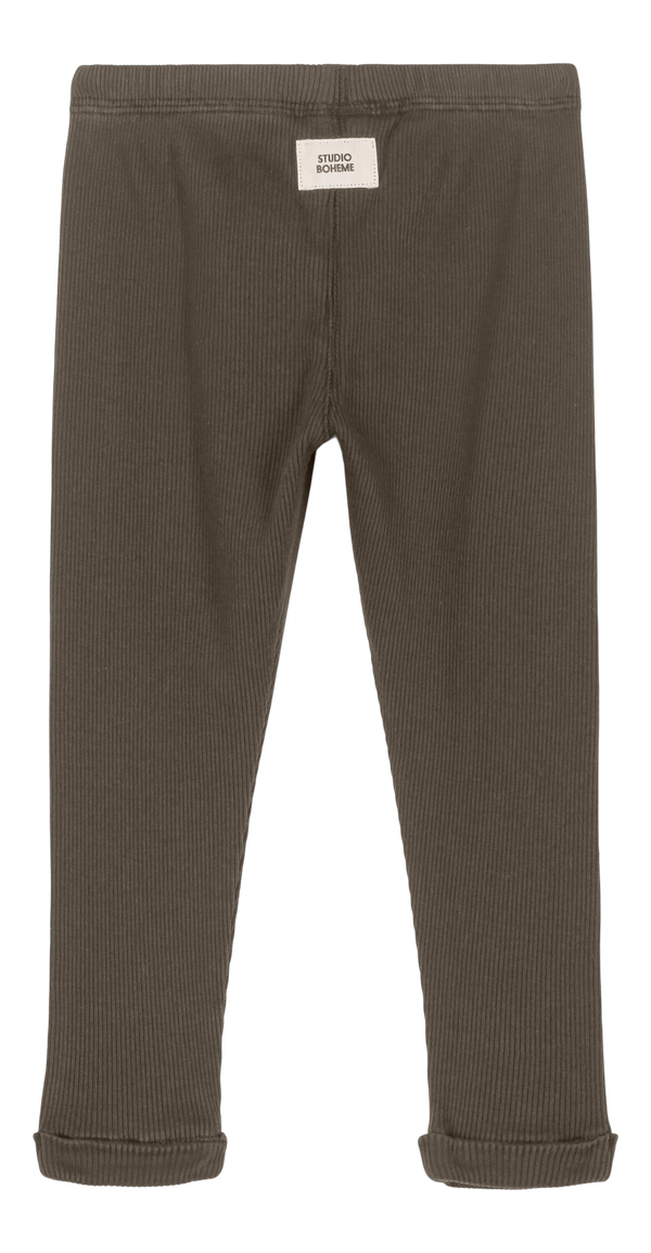 Leggings Rom Pom Taupe foncé