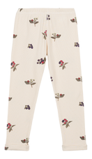 Leggings Rom Pom Ecru mûres