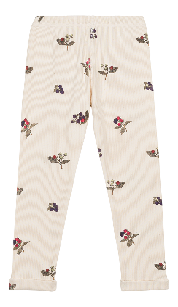 Leggings Rom Pom Ecru mûres