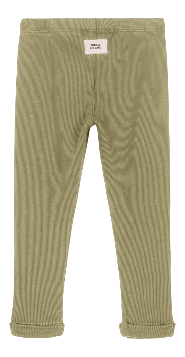 Leggings Rom Pom Vert aloe