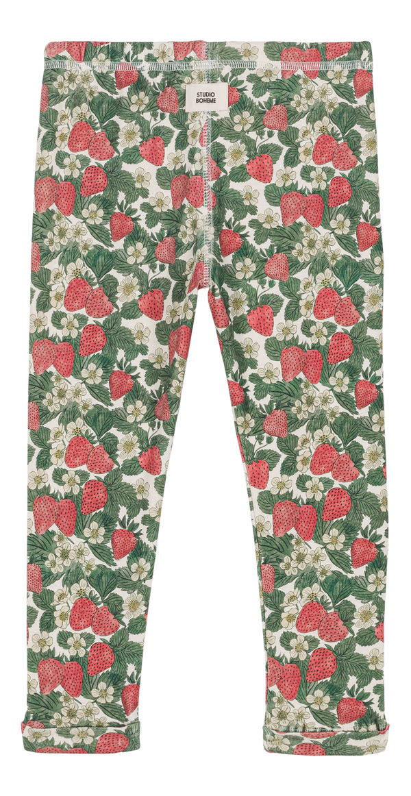 Leggings Rom Pom Strawberry