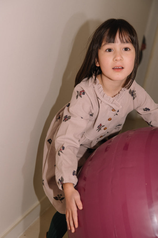 Robe Vermont Corderoy Mauve pâle mûres