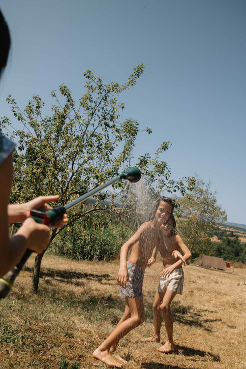 Short de bain Chico Rayures Bleu Gold