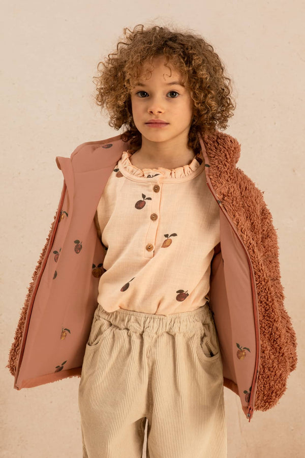 Manteau Nounours Vieux Rose