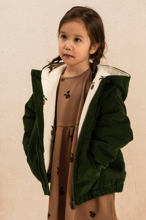 Coat Frio Corduroy Forest Green