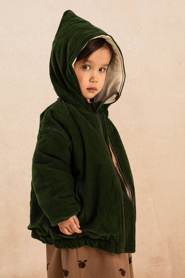 Coat Frio Corduroy Forest Green