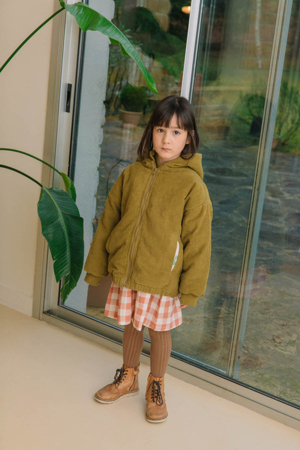 Manteau Frio Corderoy Vert Nutria
