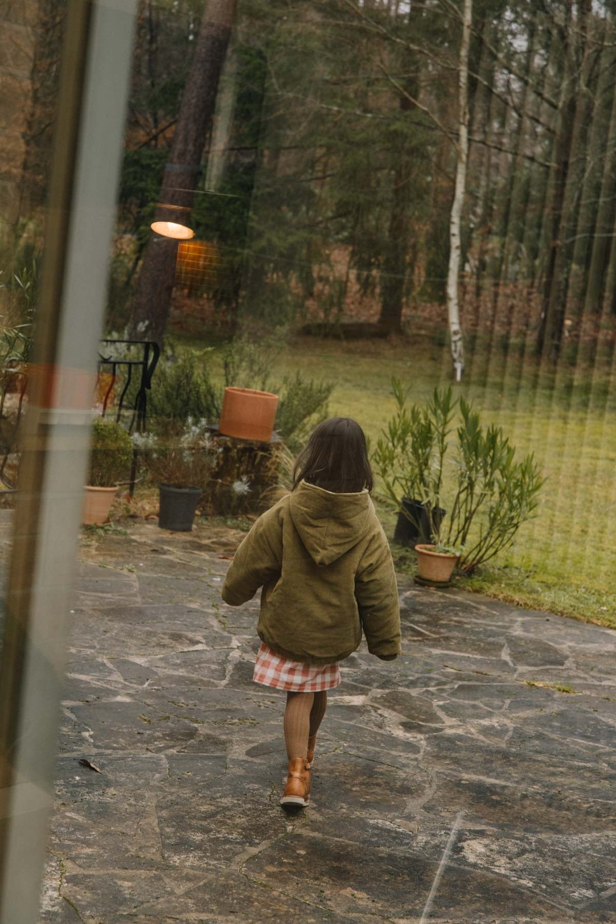 Coat Frio Corduroy Green nutria