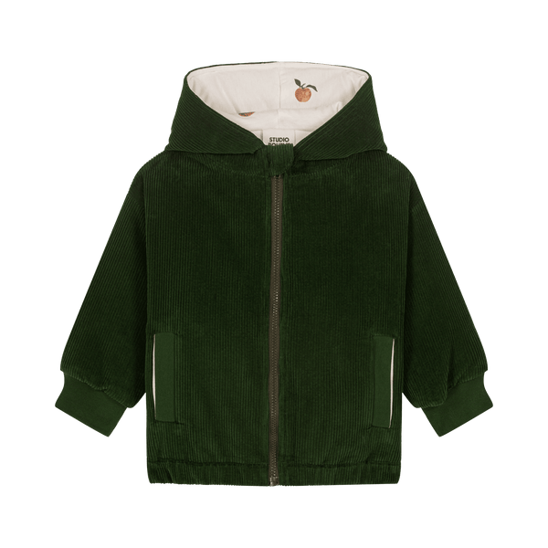 新品 【STUDIO BOHEME】FRIO COAT - DEEP GREEN Coat Frio Corduroy Forest Green