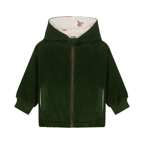 Coat Frio Corduroy Forest Green