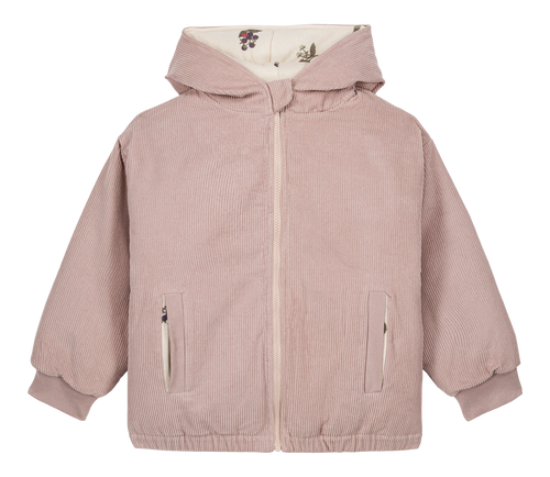 Manteau Frio Corderoy Mauve pâle mûres