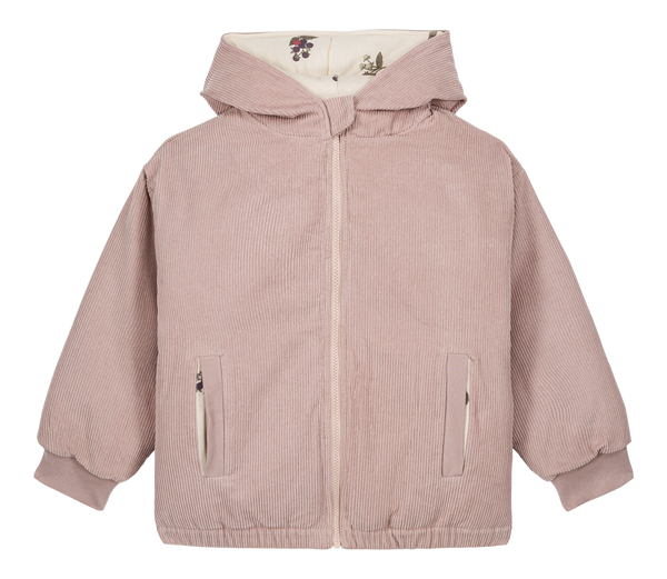 Manteau Frio Corderoy Mauve pâle mûres