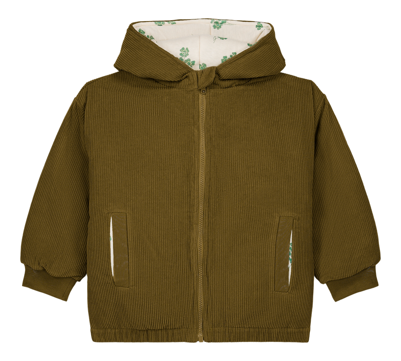 Manteau Frio Corderoy Vert Nutria