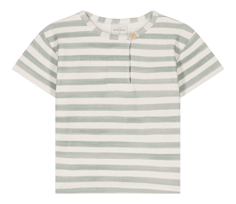 T-shirt Orso Jersey Green Stripes