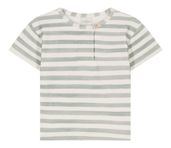 T-shirt Orso Jersey Rayures Vertes