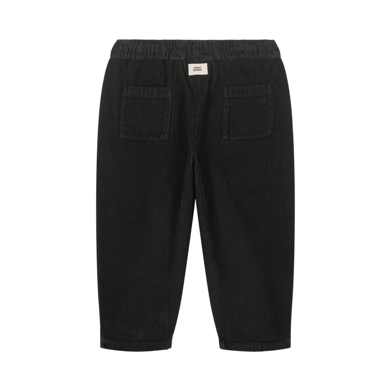 Pants Carrot Corduroy Carbon