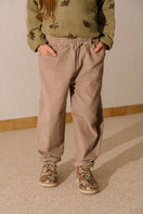 Pantalon Carrot Corderoy Mauve pâle